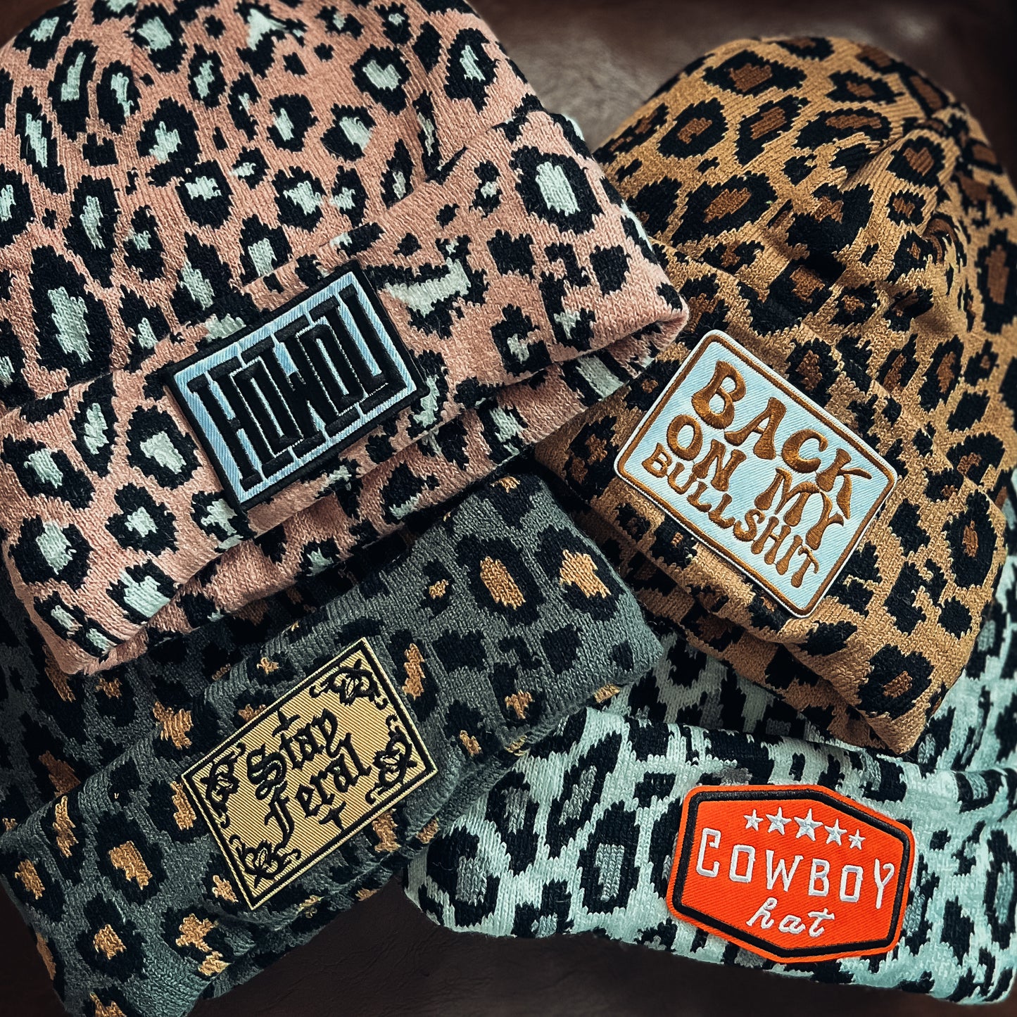 Leopard Beanie