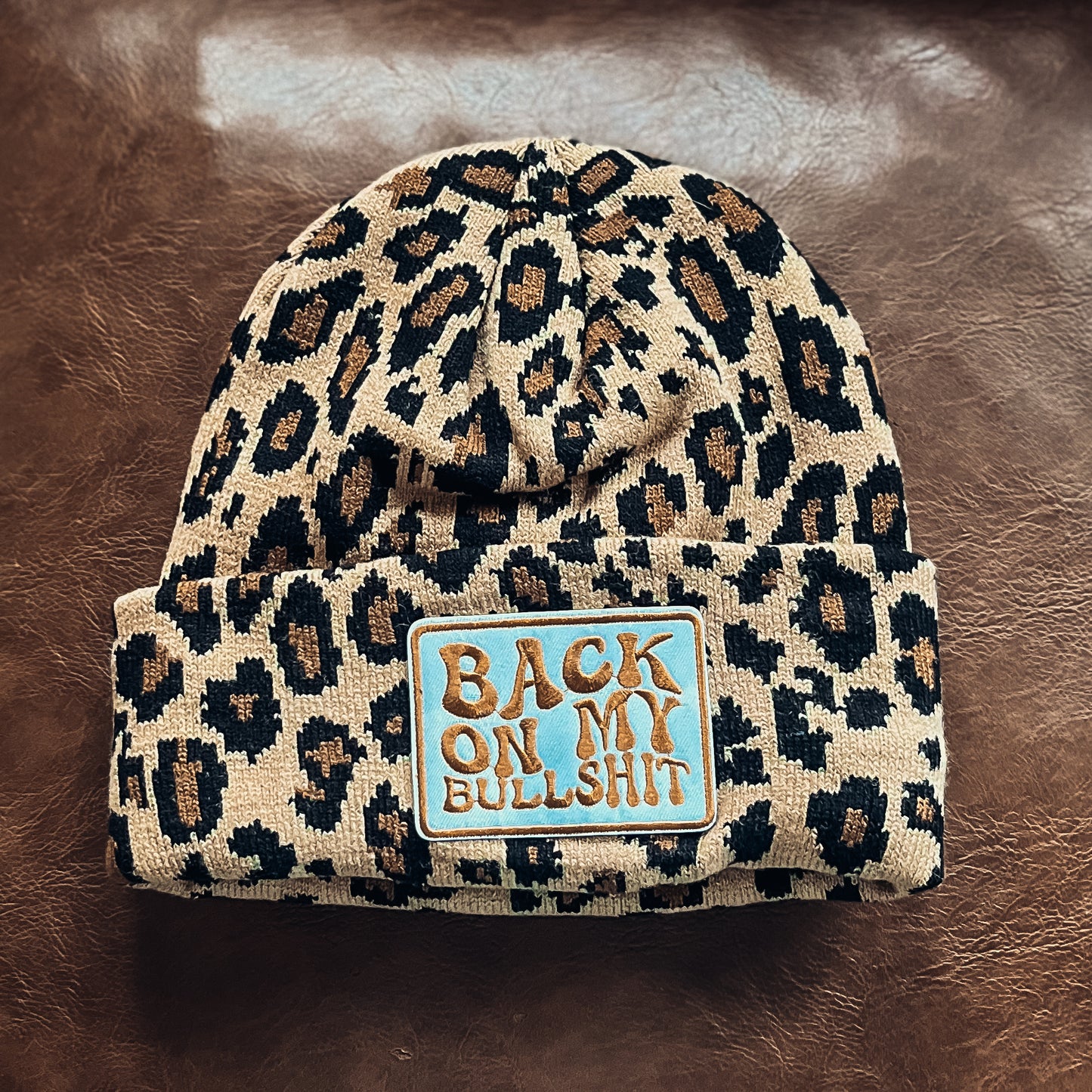 Leopard Beanie