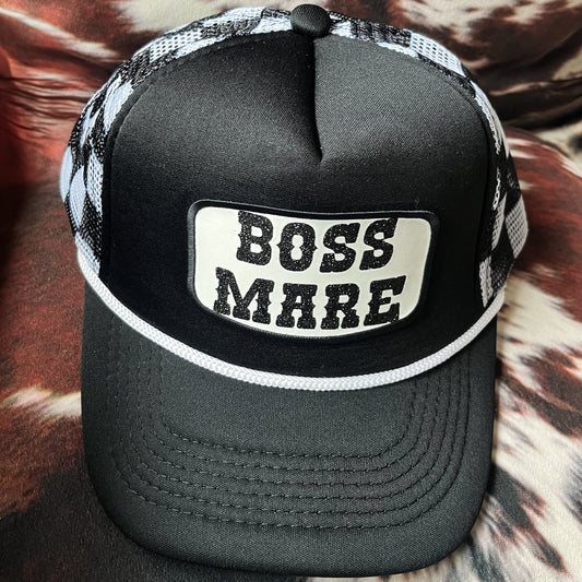 Boss Mare Check Patch Hat