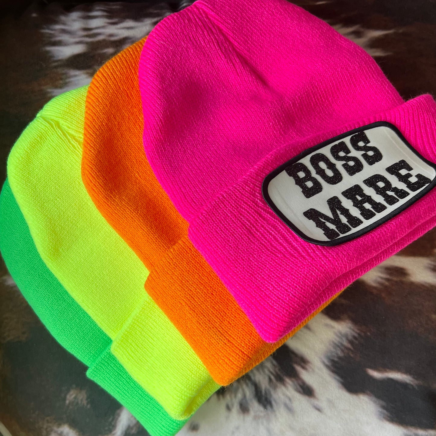 Boss Mare Neon Beanie
