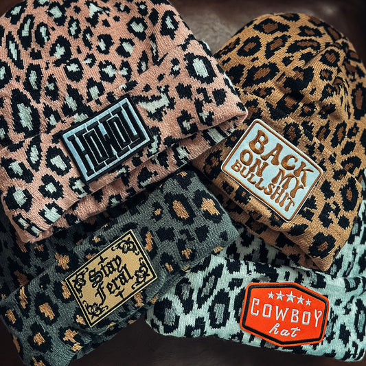 Leopard Beanie