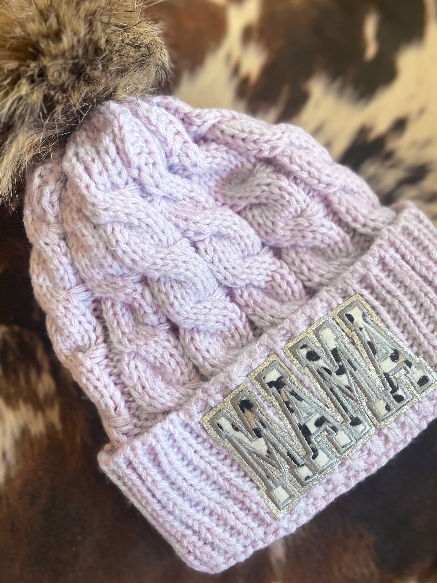 No Fleece Pom Beanie